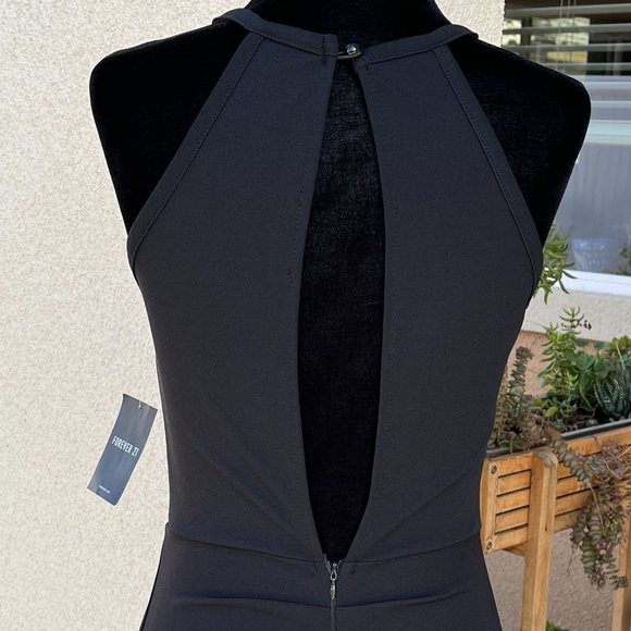 Forever 21 Hidden Label Black Knit Party Dress Women Size Small - Picture 8 of 12